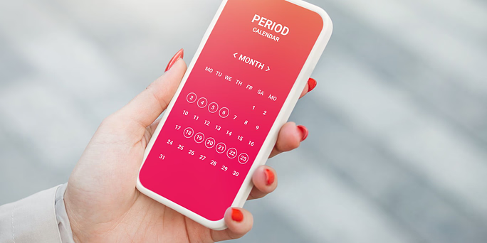 Woman wondering "Can you get pregnant on your period?"